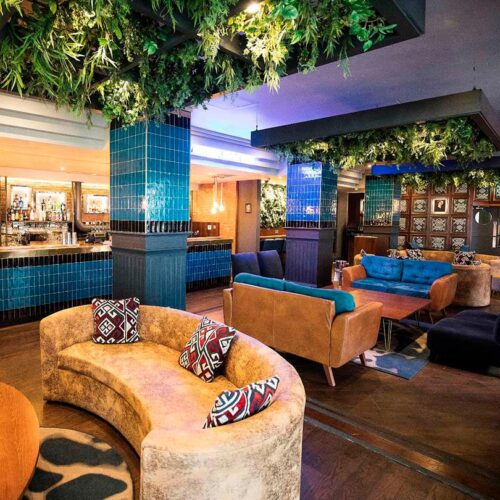 Бар в отеле Malmaison